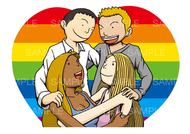 〝LGBT〟のイメージイラスト